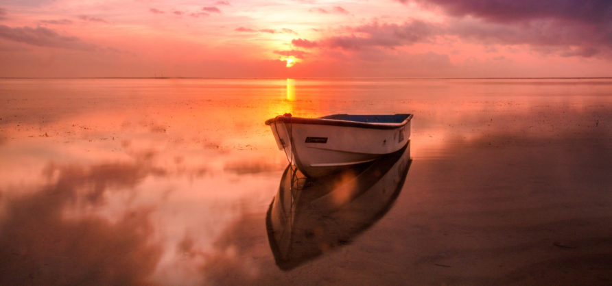 Barca nella laguna