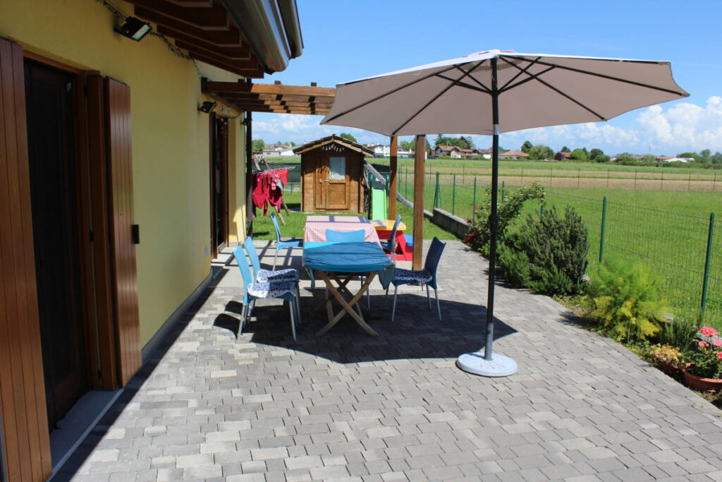 Zona esterna per colazione